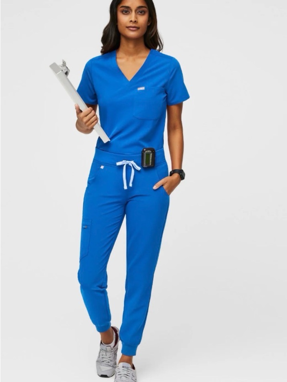 Figs Royal Blue Zamora Jogger Scrub Pant